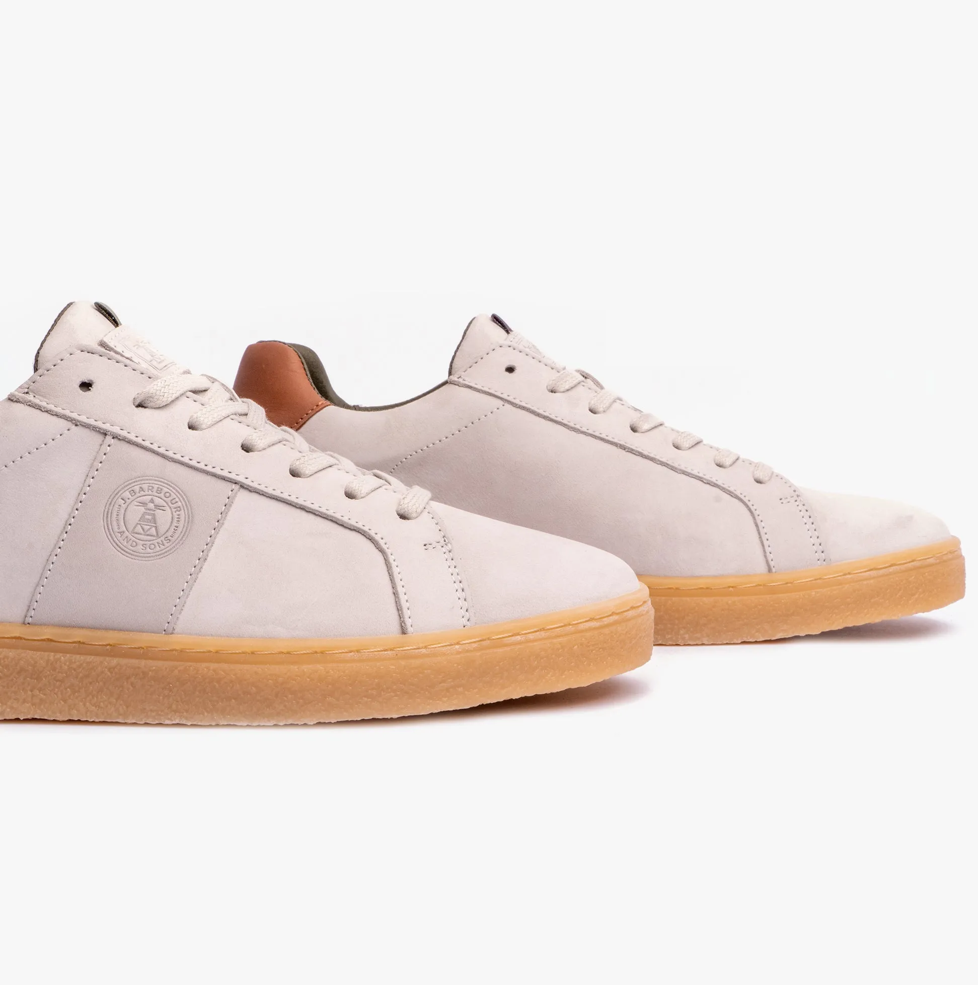 Barbour REFLECT Mens Casual Trainers Off White sold by Shuperb product image thumbnail 4