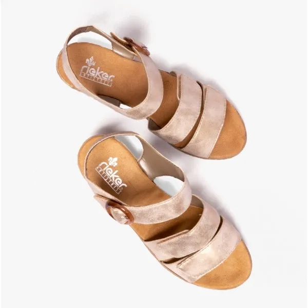 Rieker 62487-60 Womens Heel Shoes Beige sold by Shuperb product image thumbnail 4