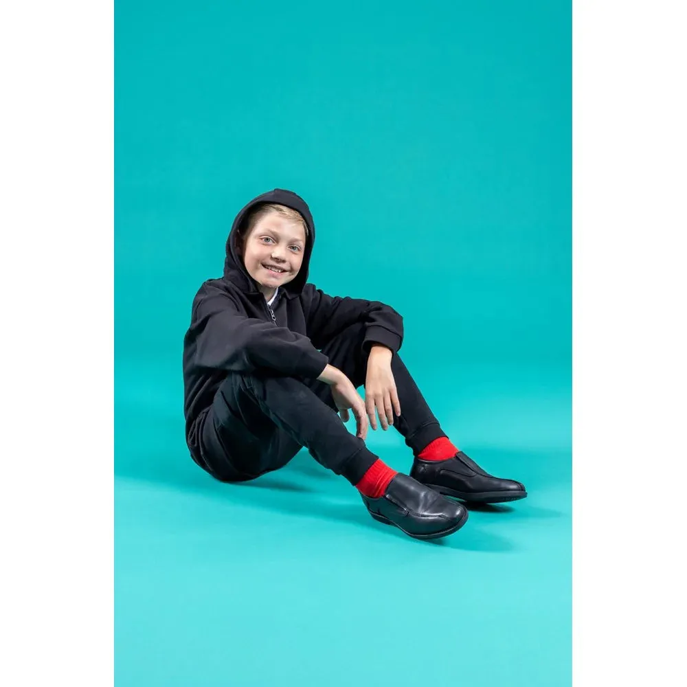 Hush Puppies BESPOKE SENIOR Boys Shoes Black sold by Shuperb product image thumbnail 2