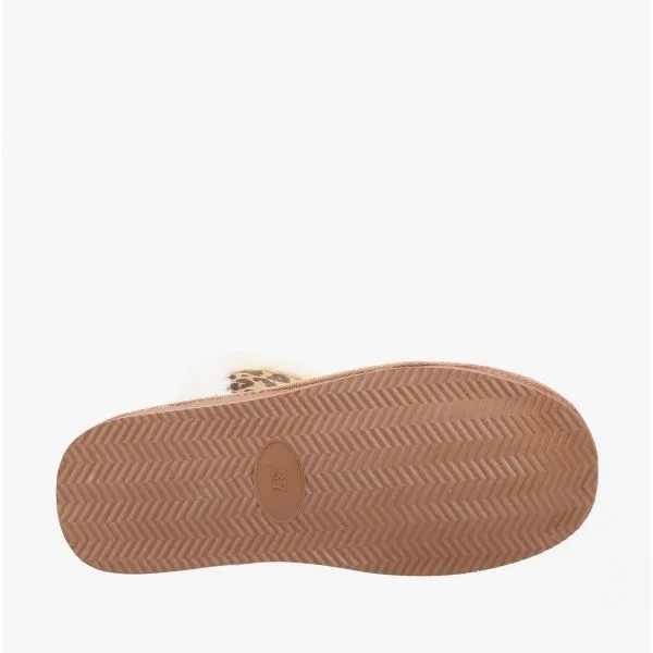 Hush Puppies ASHLEIGH Womens Suede Boot Slippers Leopard Print sold by Shuperb product image thumbnail 3