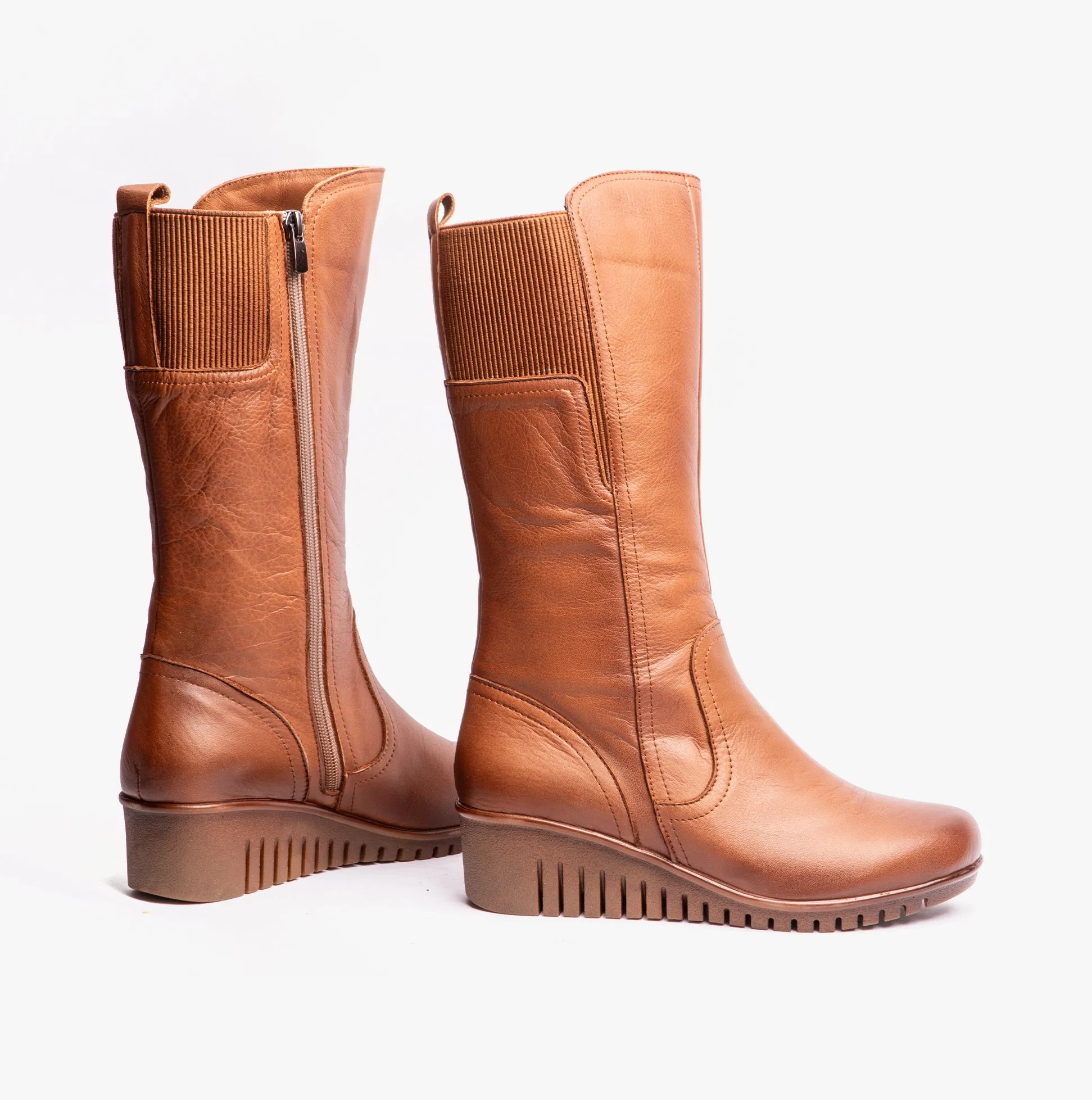 FITZGERALD Womens Tall Boots Tan sold by Shuperb product image thumbnail 3
