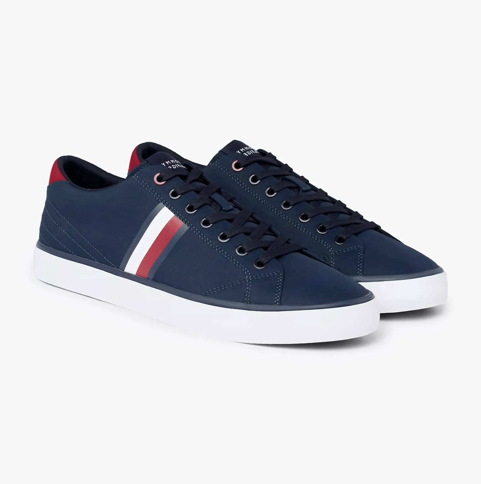 Tommy Hilfiger HI LOW STRIP Mens Trainers Desert Sky sold by Shuperb product image thumbnail 3