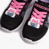 Skechers 303535L/BKMT MICROSPEC PLUS - SWIRL SWEET Girls Sport Black/Multi sold by Shuperb
