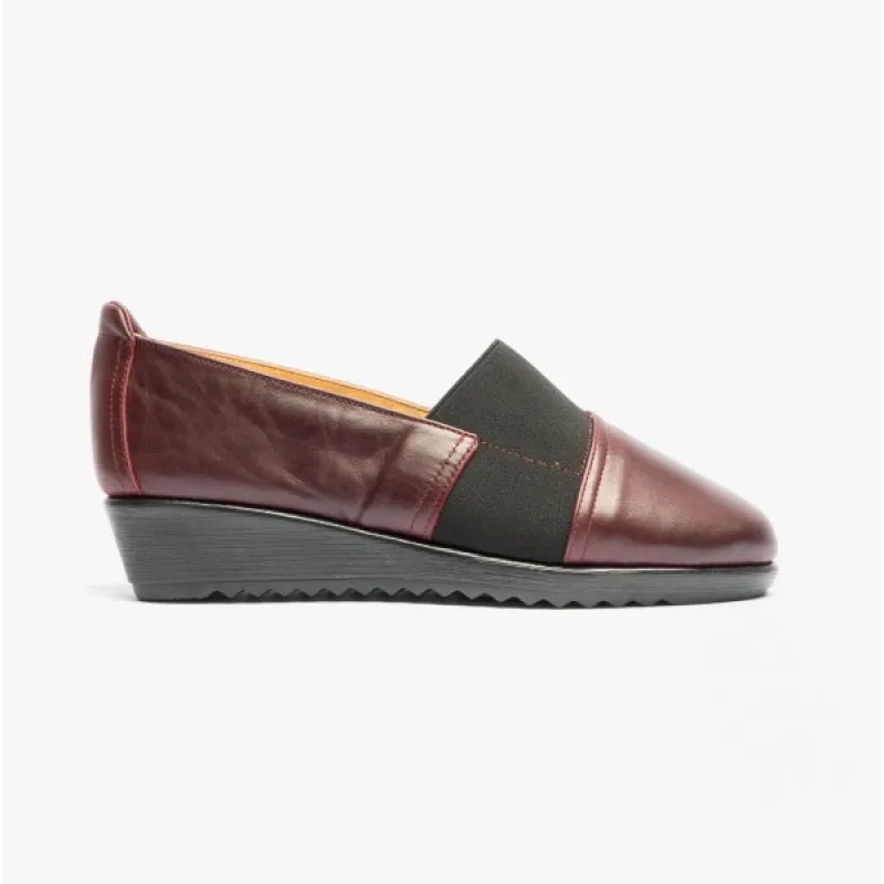 Comfortology NESO Womens Leather Shoes Bordeaux made by Shuperb