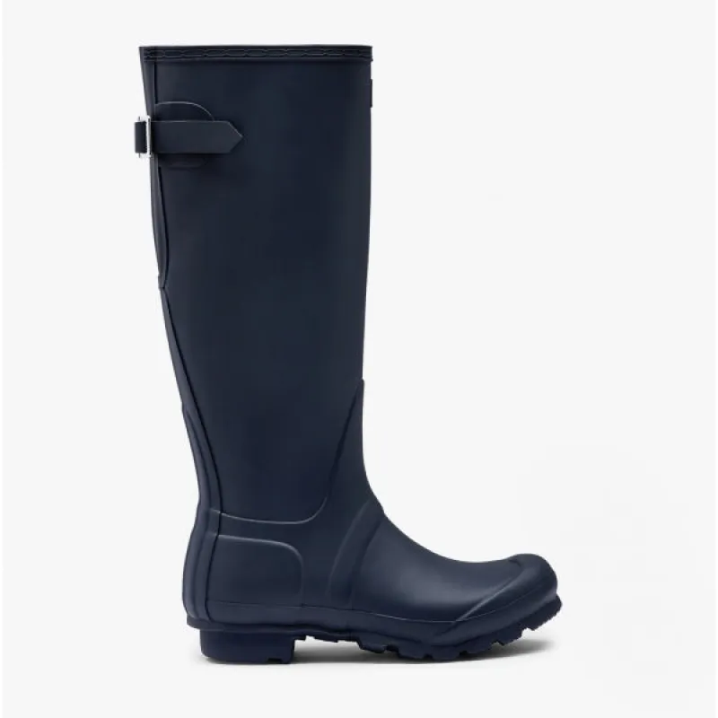ORIGINAL TALL BACK ADJUSTABLE Womens Wellies Navy sold by Shuperb