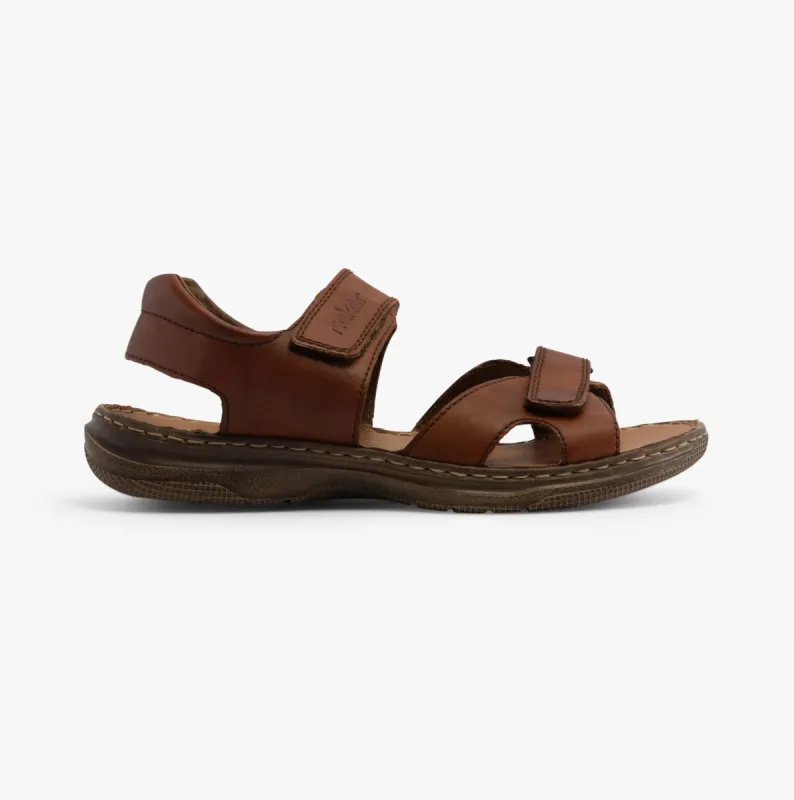 Rieker 21461-24 Mens Sandals Brown sold by Shuperb