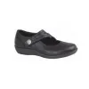 Boulevard L435A Womens Touch Fasten Extra-Wide Shoes Black sold by Shuperb