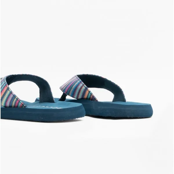 ADIOS STARK STRIPE Ladies Flip Flops Pink Multi sold by Shuperb product image thumbnail 5