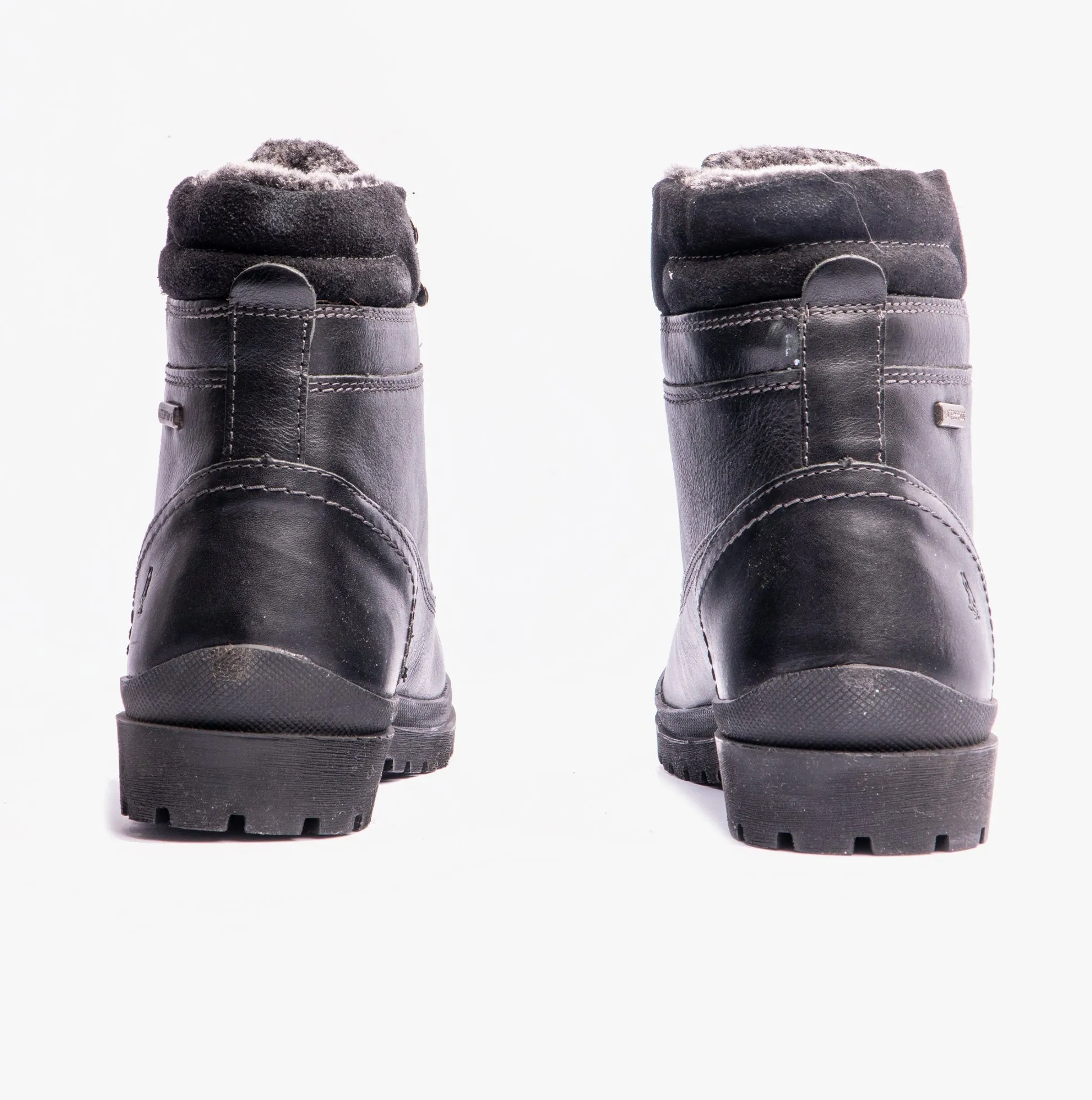 Hush Puppies ANNAY Womens Leather Ankle Boots Black sold by Shuperb product image thumbnail 4