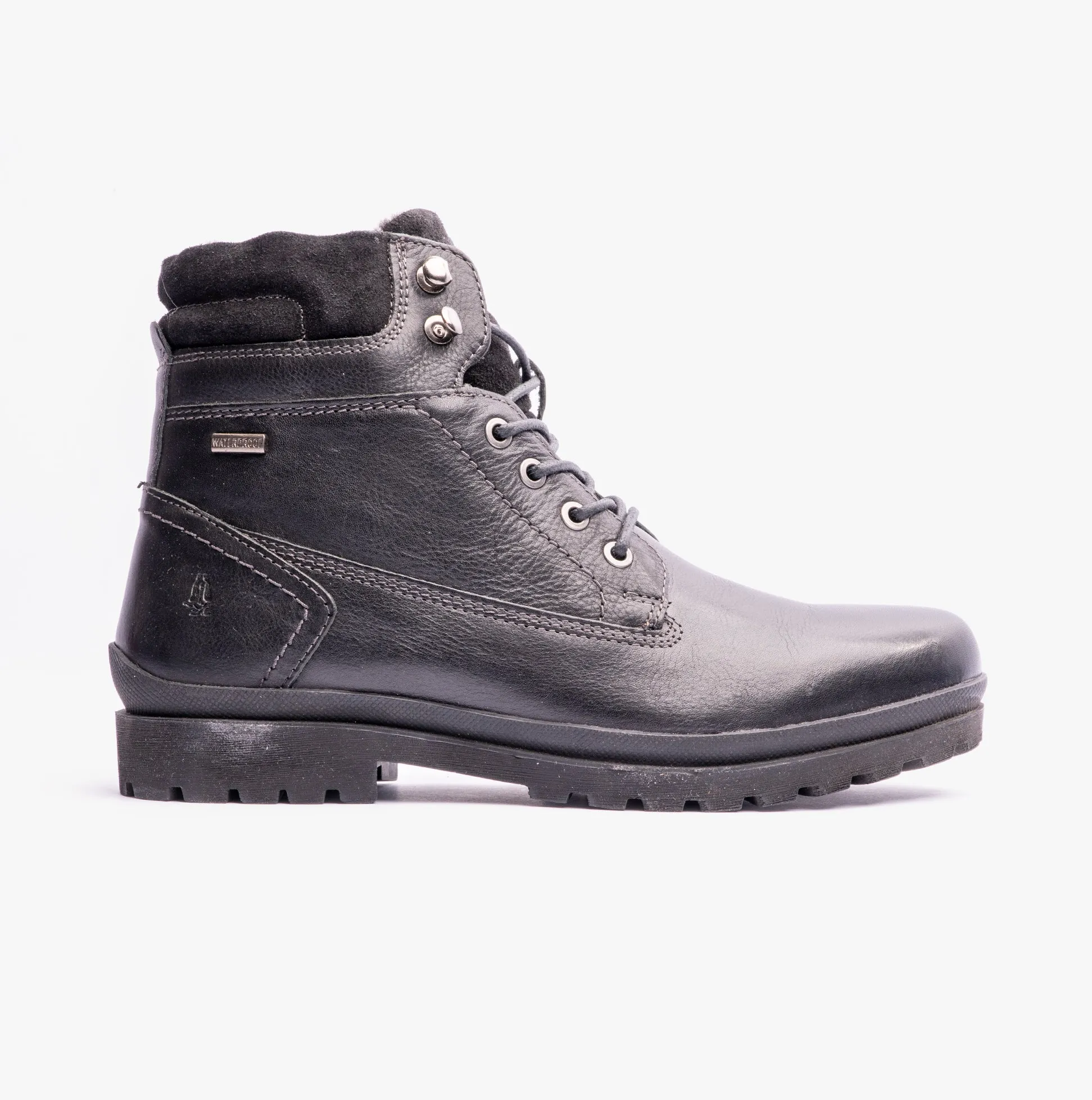 Hush Puppies ANNAY Womens Leather Ankle Boots Black sold by Shuperb