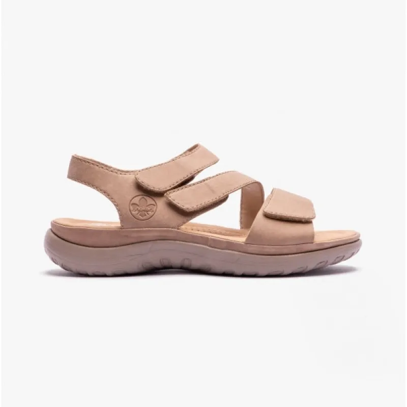 Rieker 64872-62 Womens Sandals Beige sold by Shuperb