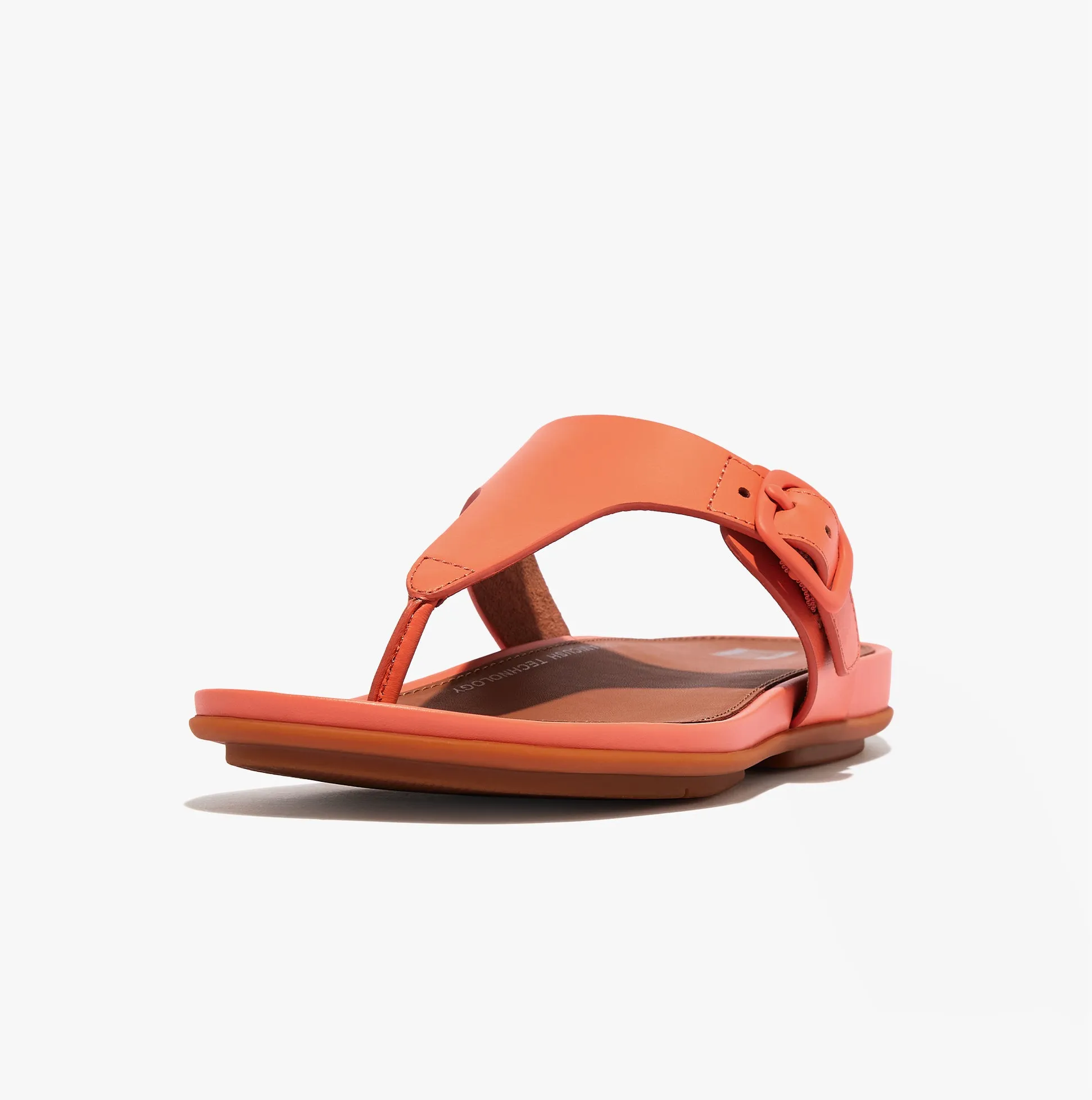 GRACIE BUCKLE TOE-POST Womens Sandals Sunshine Coral sold by Shuperb product image thumbnail 4