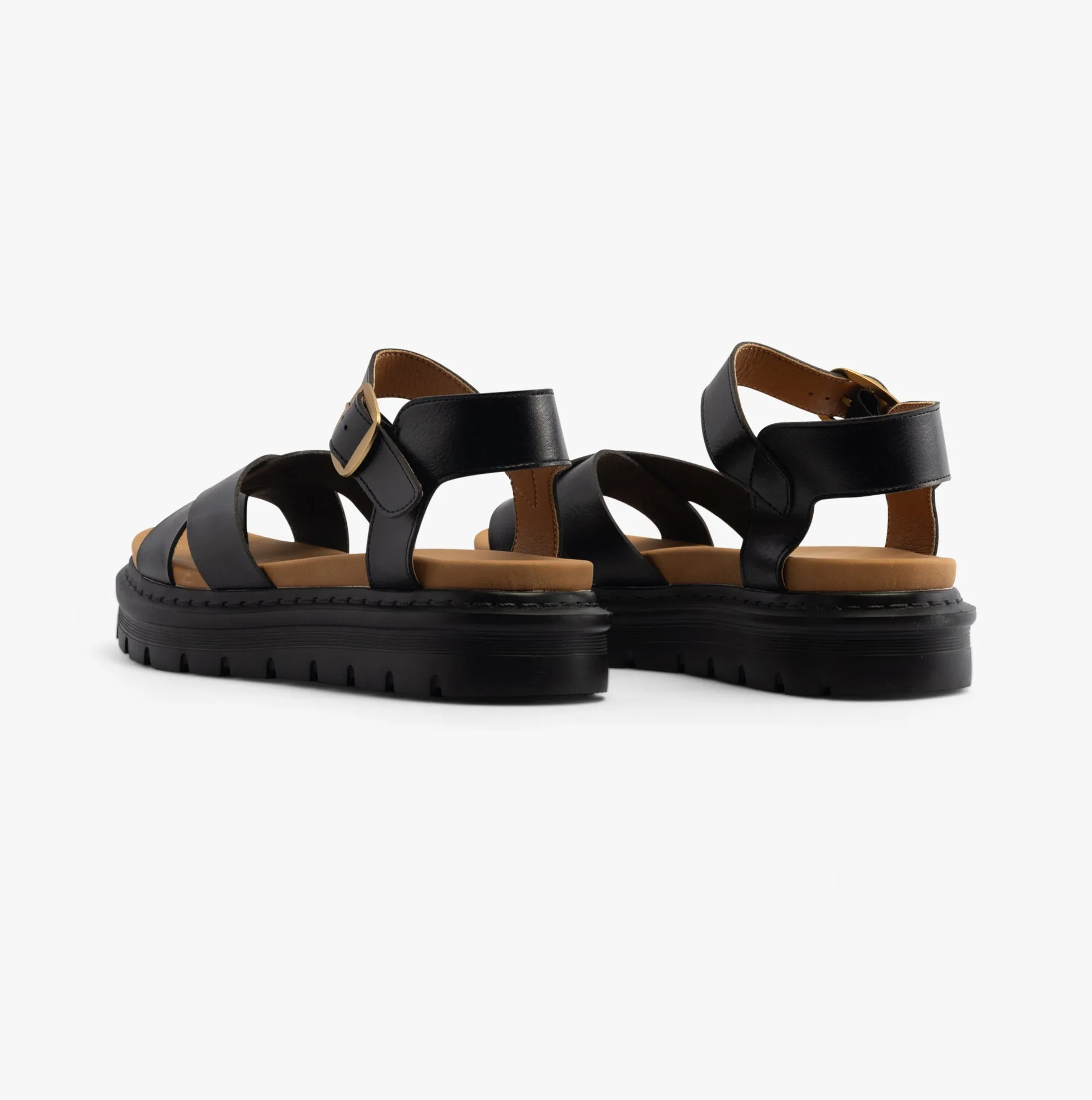 Heavenly Feet TEMPLE Womens Sandals Black sold by Shuperb product image thumbnail 3