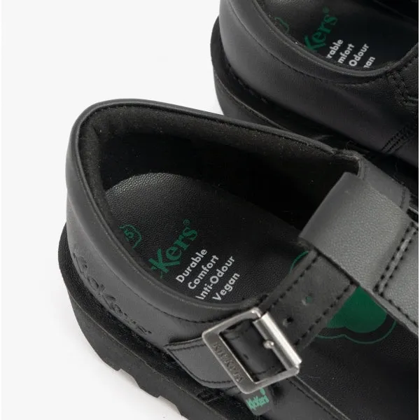 KICK T BAR VEGAN JNR Girls Mary Jane Shoes Black sold by Shuperb product image thumbnail 3
