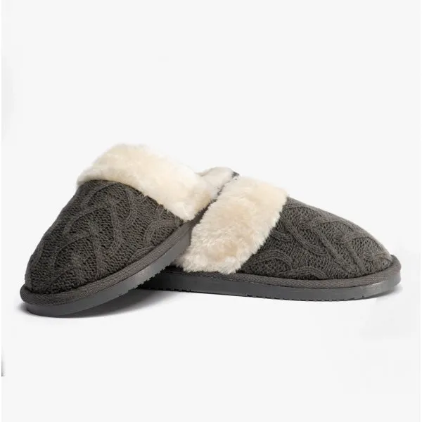 Jo & Joe MEGAN Womens Mule Slippers Grey sold by Shuperb product image thumbnail 2