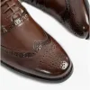 Goor GEORGE Mens Oxford Brogues Brown sold by Shuperb