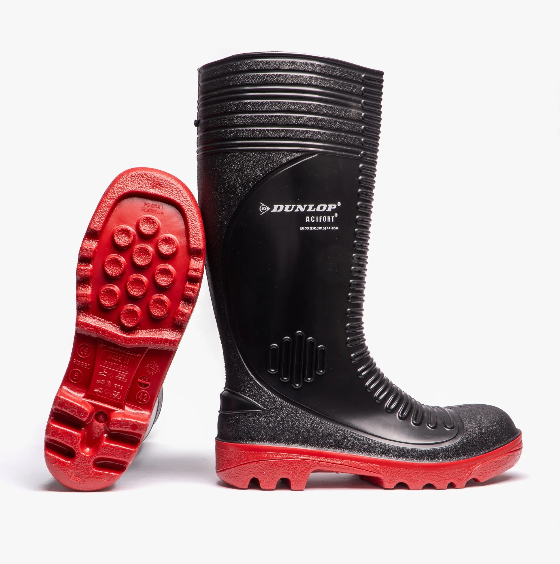 Dunlop ACIFORT Mens Safety Wellington Boots Black sold by Shuperb product image thumbnail 4