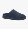 Hush Puppies ASHTON Mens Leather Mule Slippers Navy sold by Shuperb