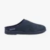 Hush Puppies ASHTON Mens Leather Mule Slippers Navy sold by Shuperb