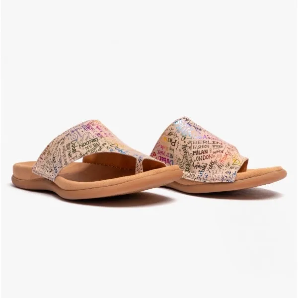 Gabor 23.700.64 Lanzarote Womens Sandals Beige Multi sold by Shuperb product image thumbnail 2