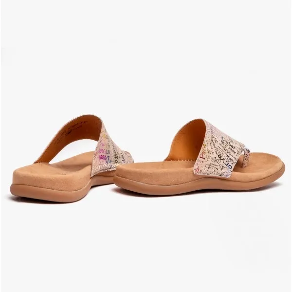 Gabor 23.700.64 Lanzarote Womens Sandals Beige Multi sold by Shuperb product image thumbnail 3