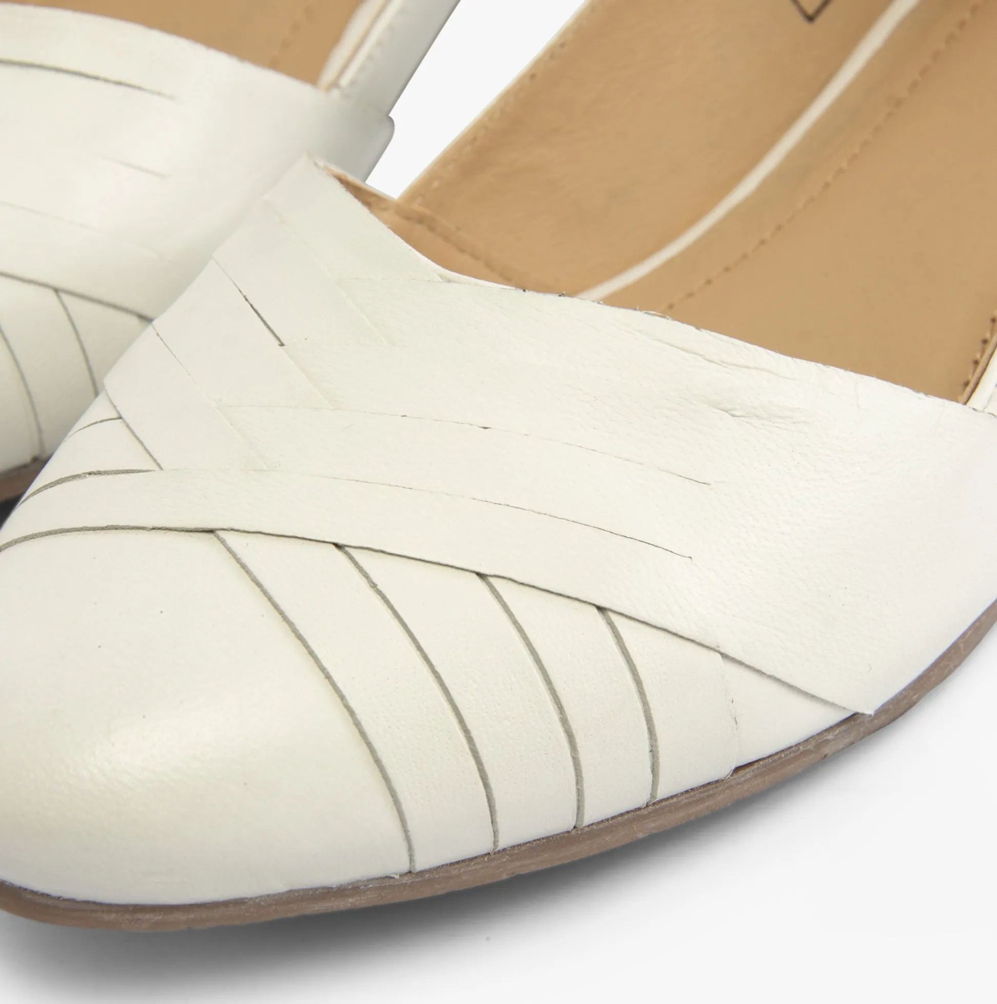 Hush Puppies MARLEY Womens Ballerina Pumps White sold by Shuperb product image thumbnail 4