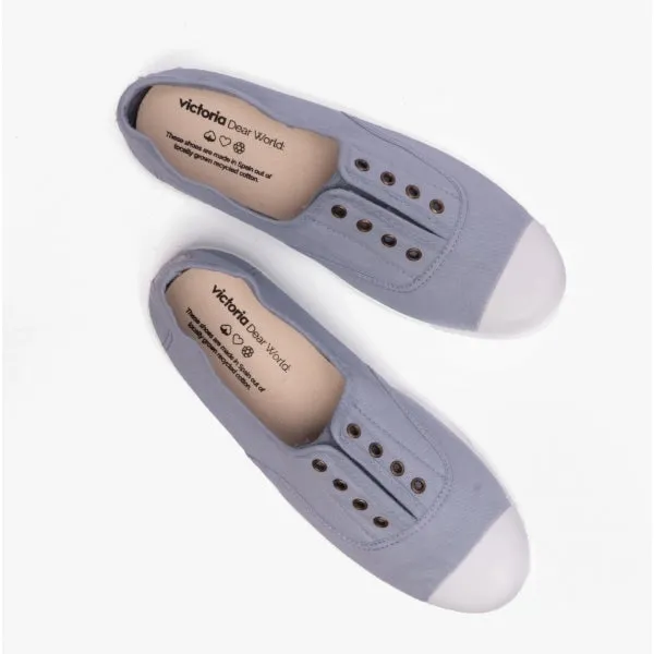 Victoria 1915 INGLESA DREC Womens Canvas Pumps Powder Blue sold by Shuperb product image thumbnail 4
