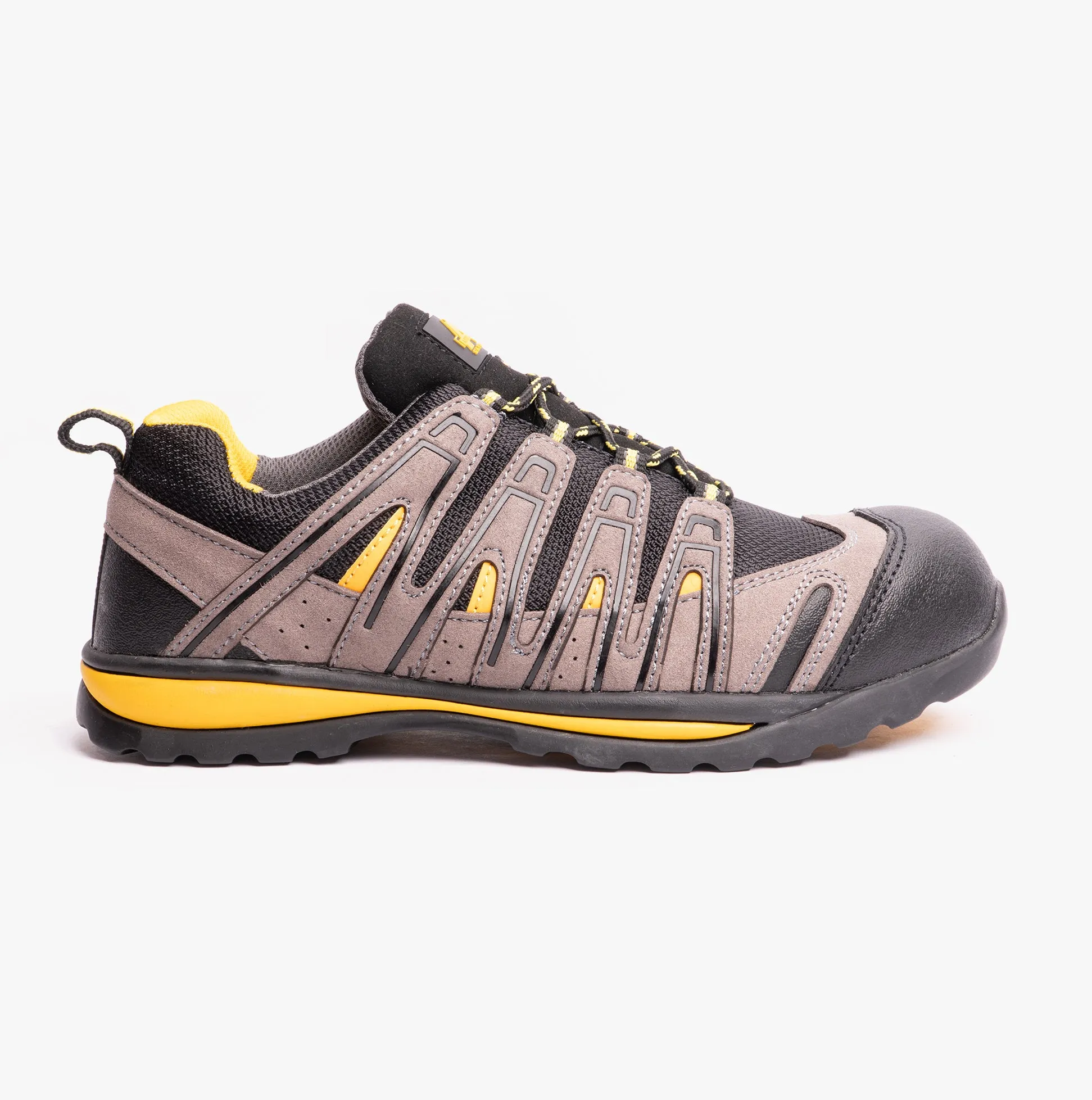 FS42C Unisex Safety Trainers Black/Yellow sold by Shuperb