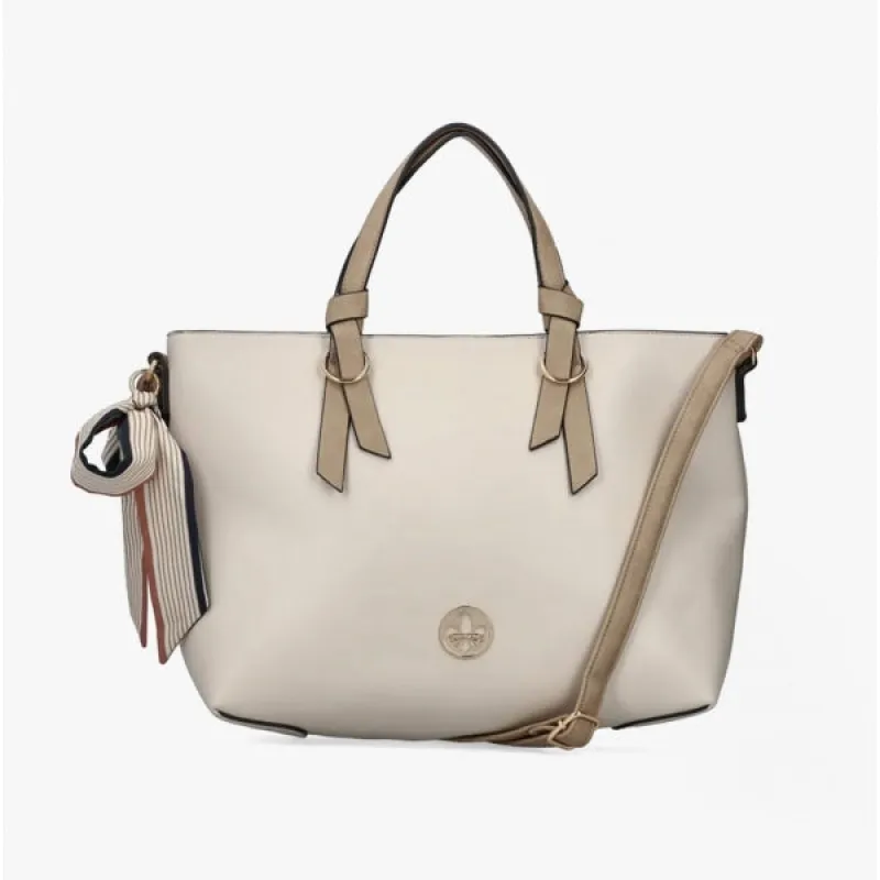 Rieker H1507-60 Womens Handbag Beige sold by Shuperb