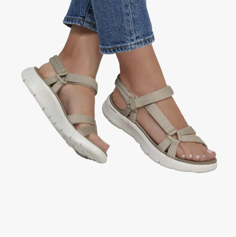 GO WALK FLEX SANDAL - SUBLIME Womens Sandals Taupe sold by Shuperb
