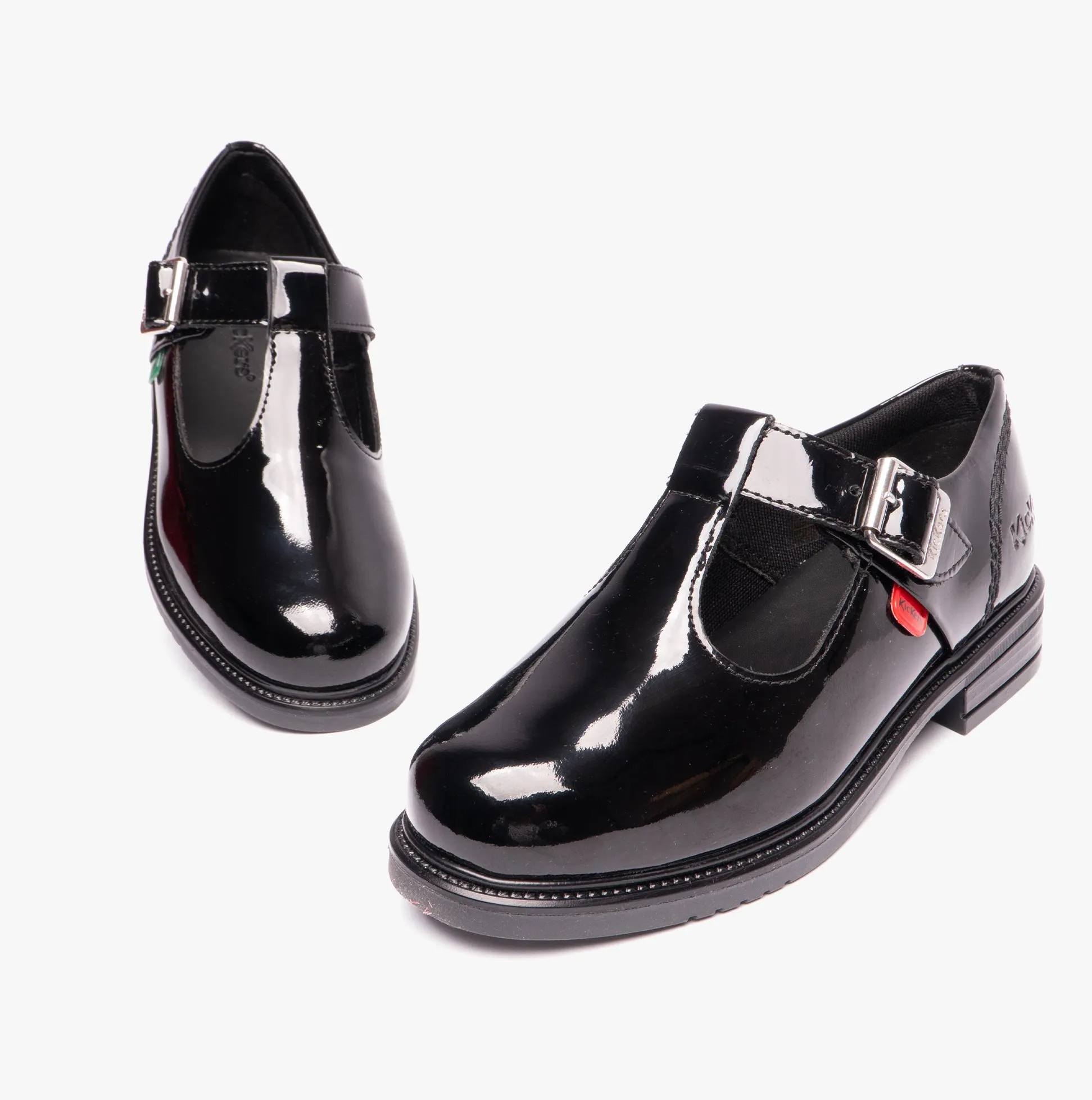 Kickers 116228 LACH T-BAR Girls School Shoes Black Patent sold by Shuperb product image thumbnail 3