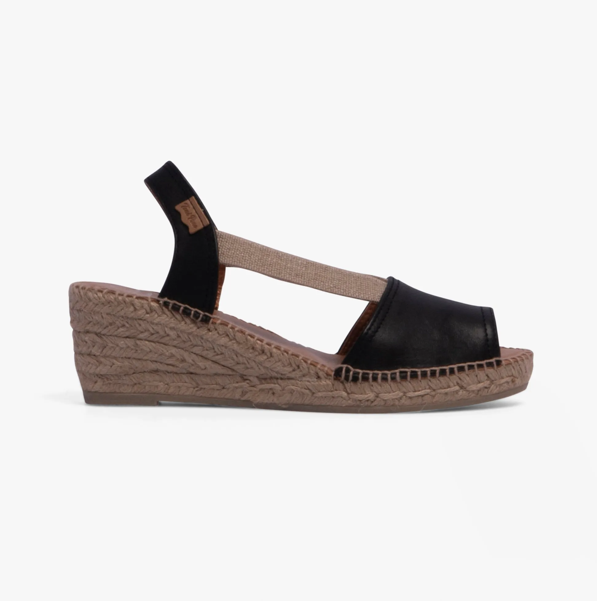 Toni Pons TEIDE-P Womens Espadrille Sandals Black sold by Shuperb