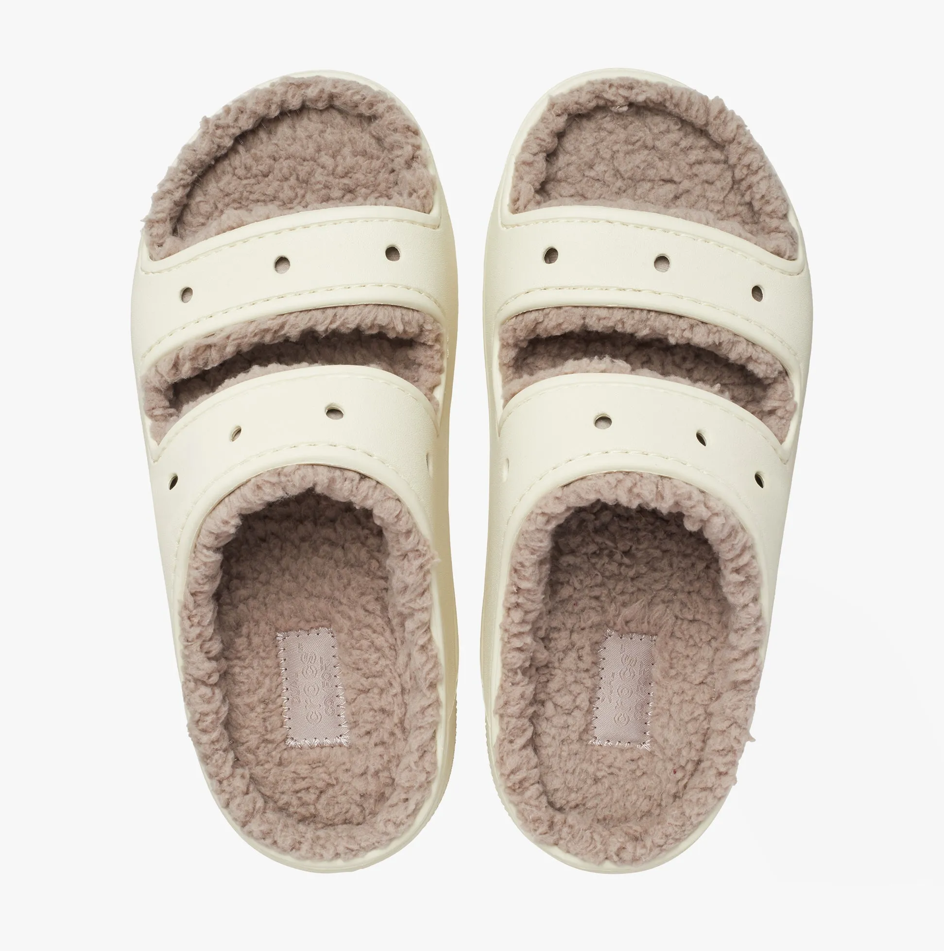 Crocs 207446-2YC CLASSIC COZZZY Unisex Sliders Bone/Mushroom sold by Shuperb product image thumbnail 2