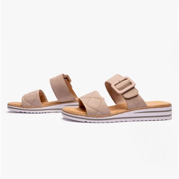 Rieker V0694-62 Womens Mules Beige sold by Shuperb product image thumbnail 5