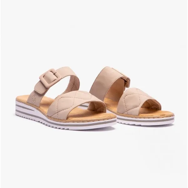 Rieker V0694-62 Womens Mules Beige sold by Shuperb product image thumbnail 2