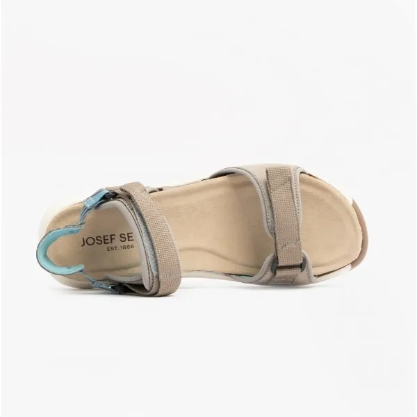 Josef Seibel ANNIE 04 Womens Touch Fasten Sandals Beige Combi sold by Shuperb product image thumbnail 4