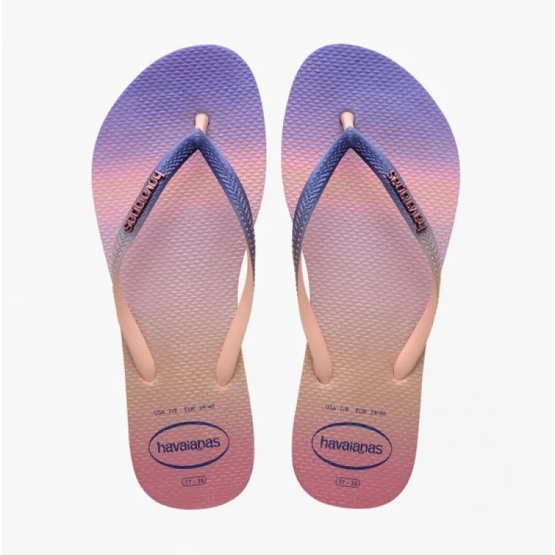 Havaianas HAV SLIM GRADIENT SUNSET Womens Flip Flops Ballet Rose sold by Shuperb