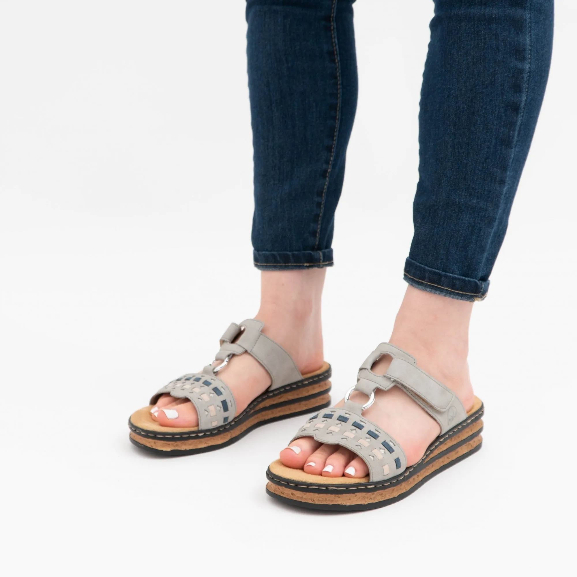 Rieker 62995-42 Womens Sandals Grey sold by Shuperb product image thumbnail 2