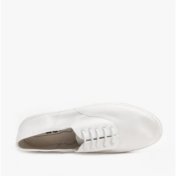 DEK R6301SR Mens Canvas Lace Up Shoes White sold by Shuperb product image thumbnail 4