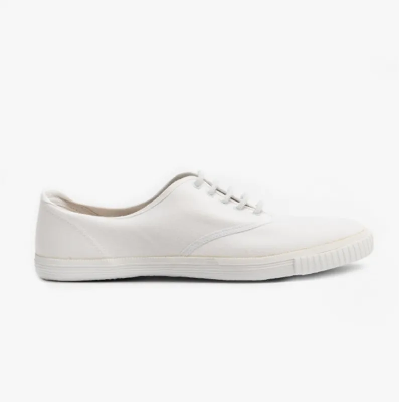 DEK R6301SR Mens Canvas Lace Up Shoes White sold by Shuperb