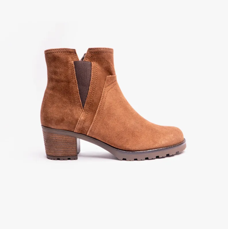 INVITATION Womens Ankle Boots Dark Brown sold by Shuperb