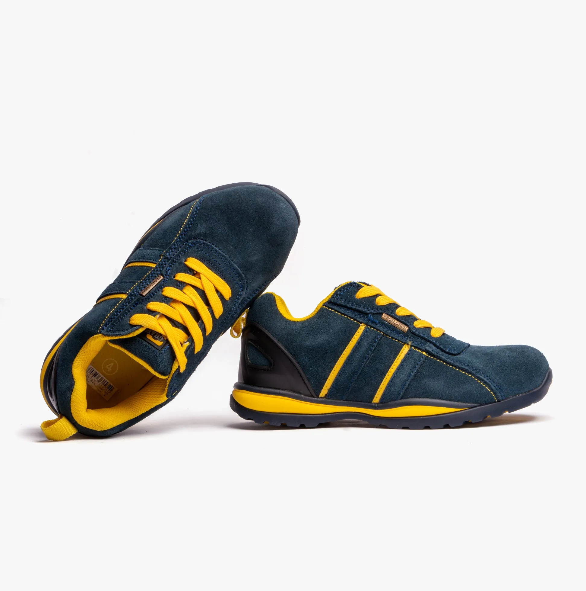 Grafters M090CS Unisex Safety Trainers Navy sold by Shuperb product image thumbnail 5