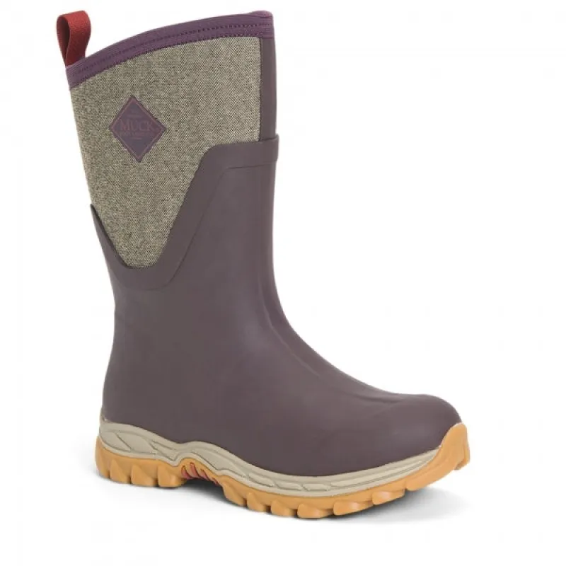 Muck Boots ARCTIC SPORT 2 MID Womens Rubber Wellington Boots Wine sold by Shuperb