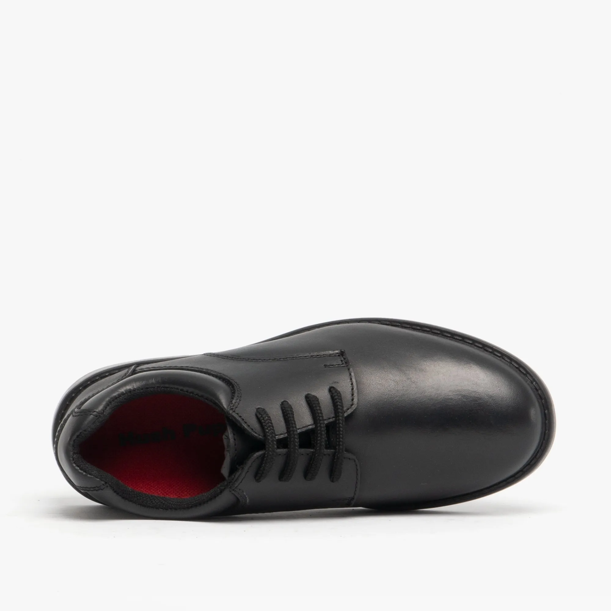 Hush Puppies TIM Boys Leather School Shoes Black sold by Shuperb product image thumbnail 4