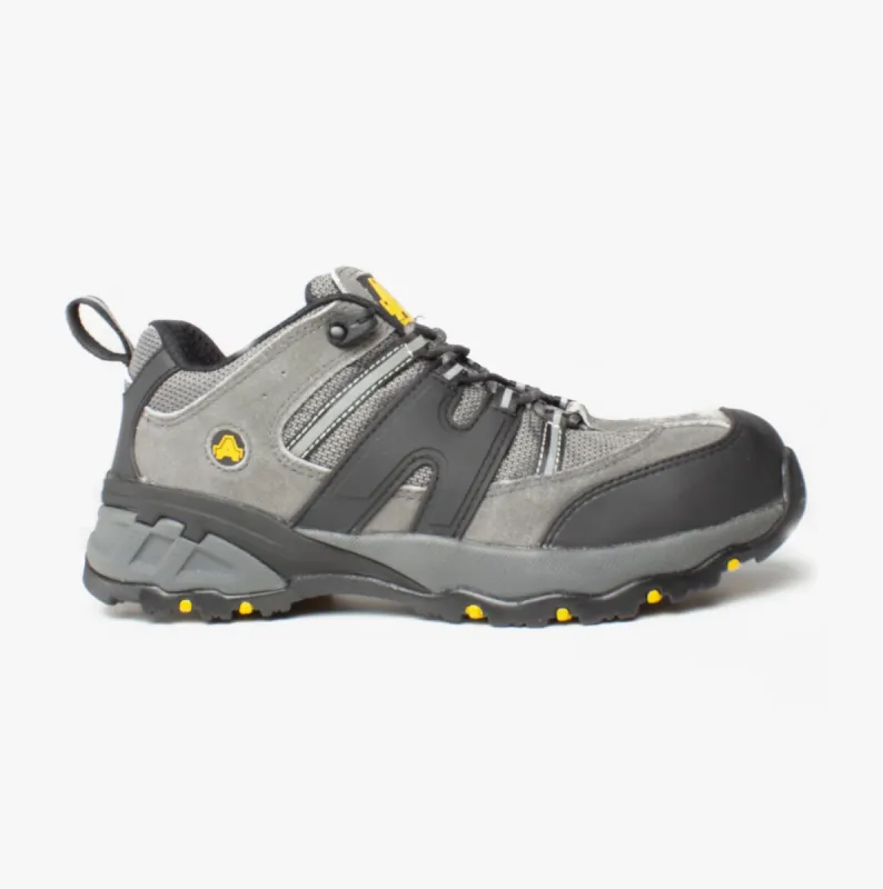 FS188N Mens Leather Safety Trainers Grey sold by Shuperb