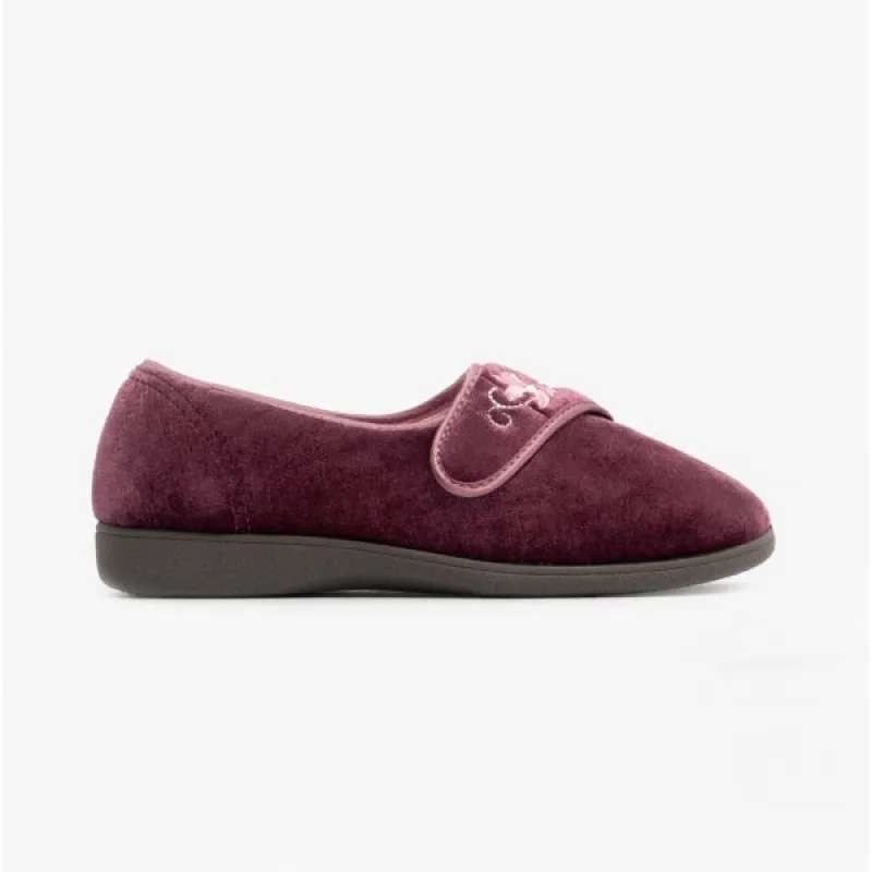 Sleepers JOLENE Womens Full Slippers Heather sold by Shuperb