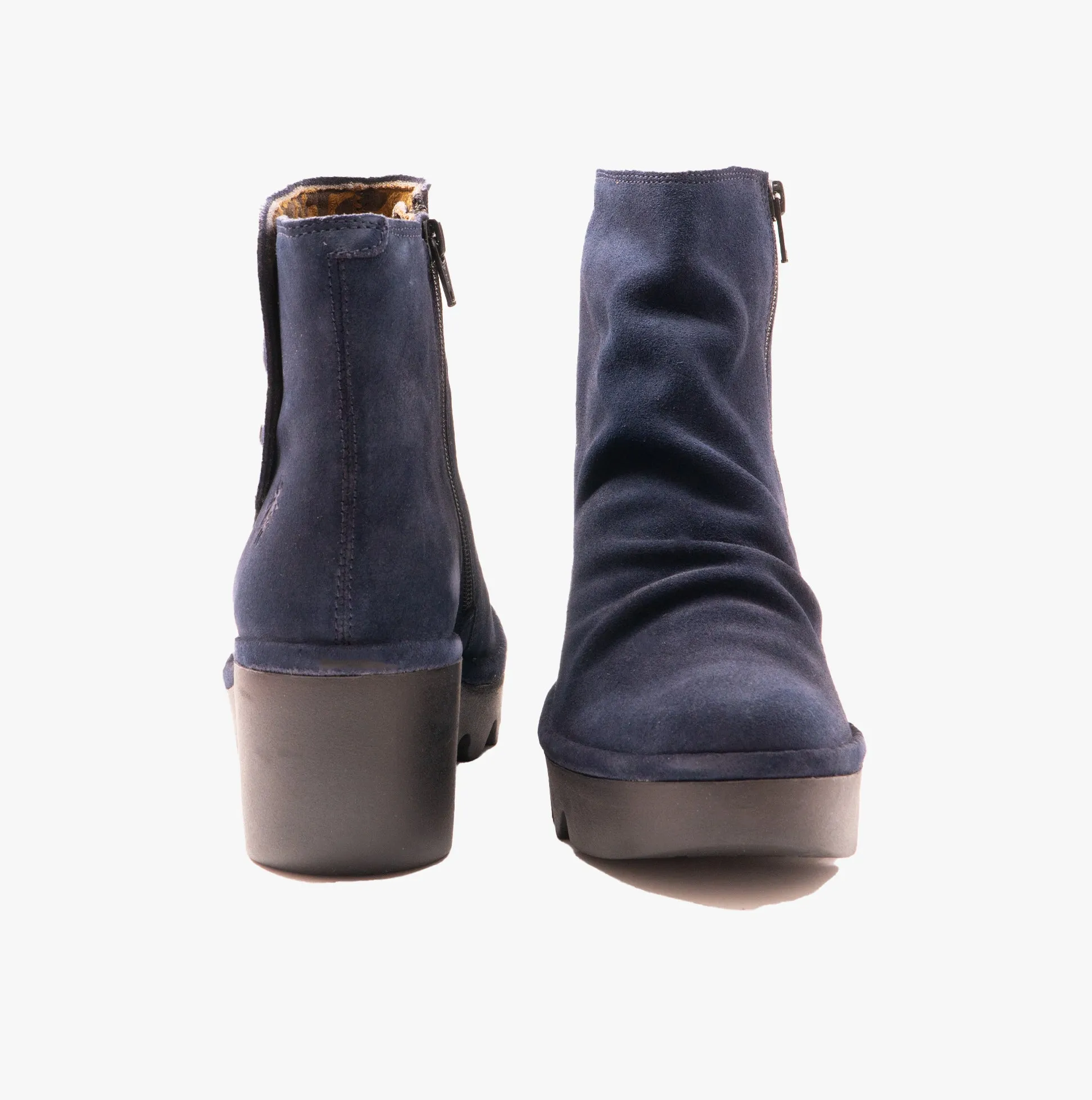 BROM344FLY Womens Ankle Boots Navy sold by Shuperb product image thumbnail 4