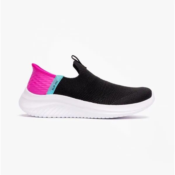 ULTRA FLEX 3.0 - FRESH TIME Girls Trainers Black/Pink sold by Shuperb