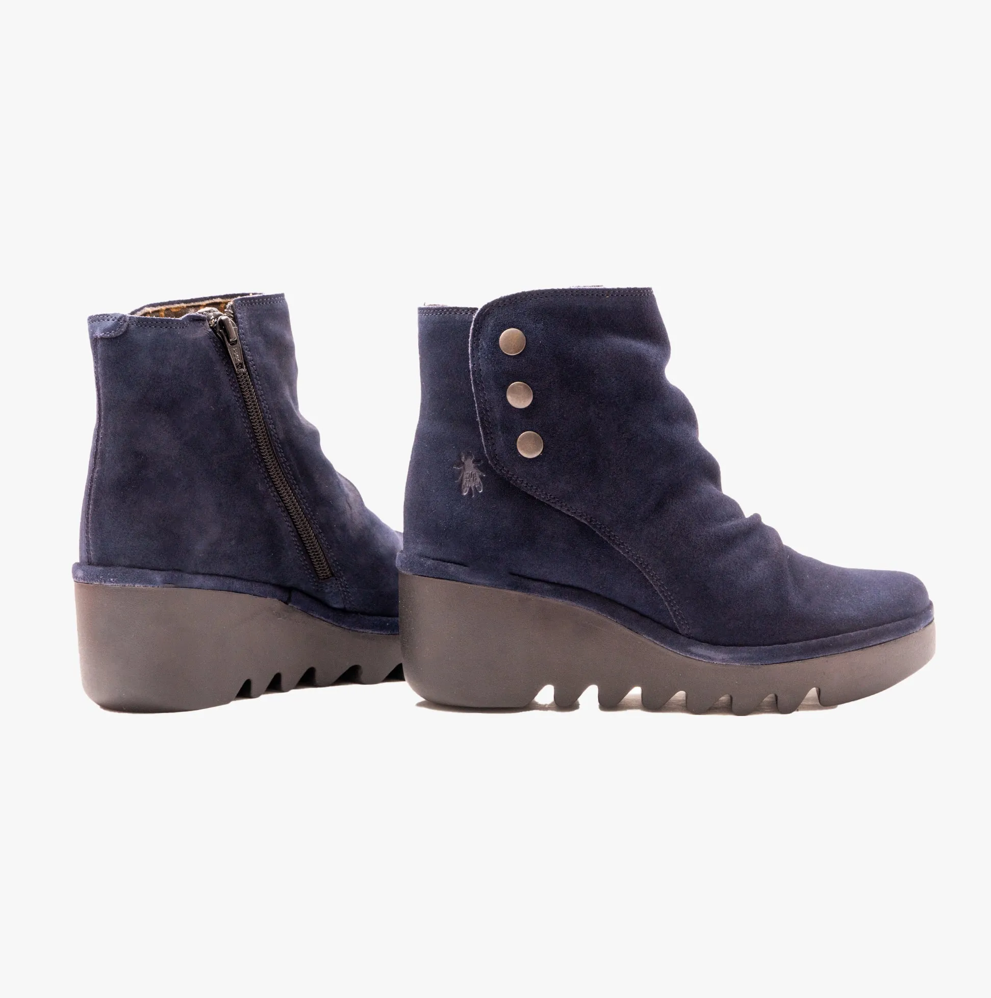 BROM344FLY Womens Ankle Boots Navy sold by Shuperb product image thumbnail 3
