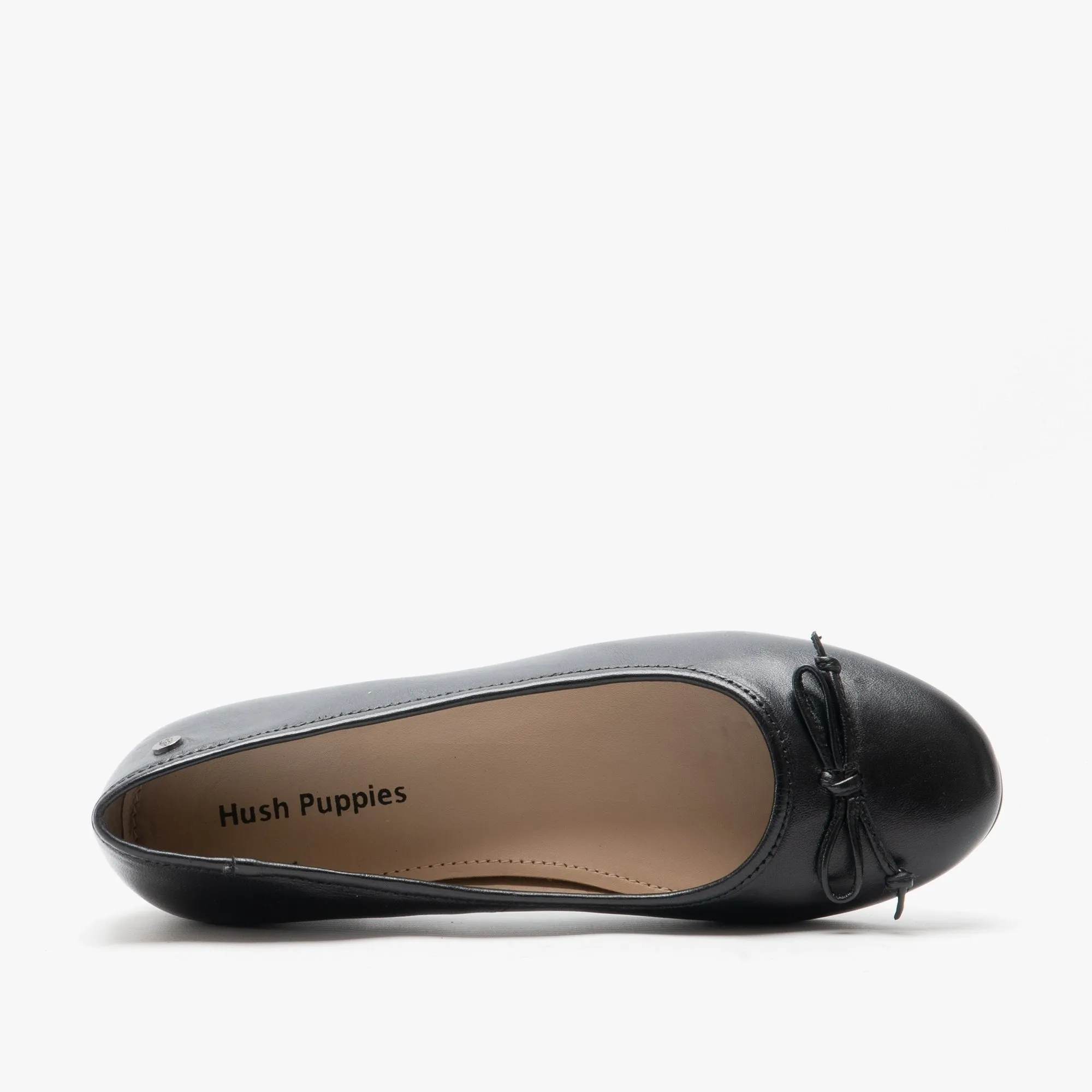 Hush Puppies NAOMI Womens Leather Ballerina Pumps Black sold by Shuperb product image thumbnail 4